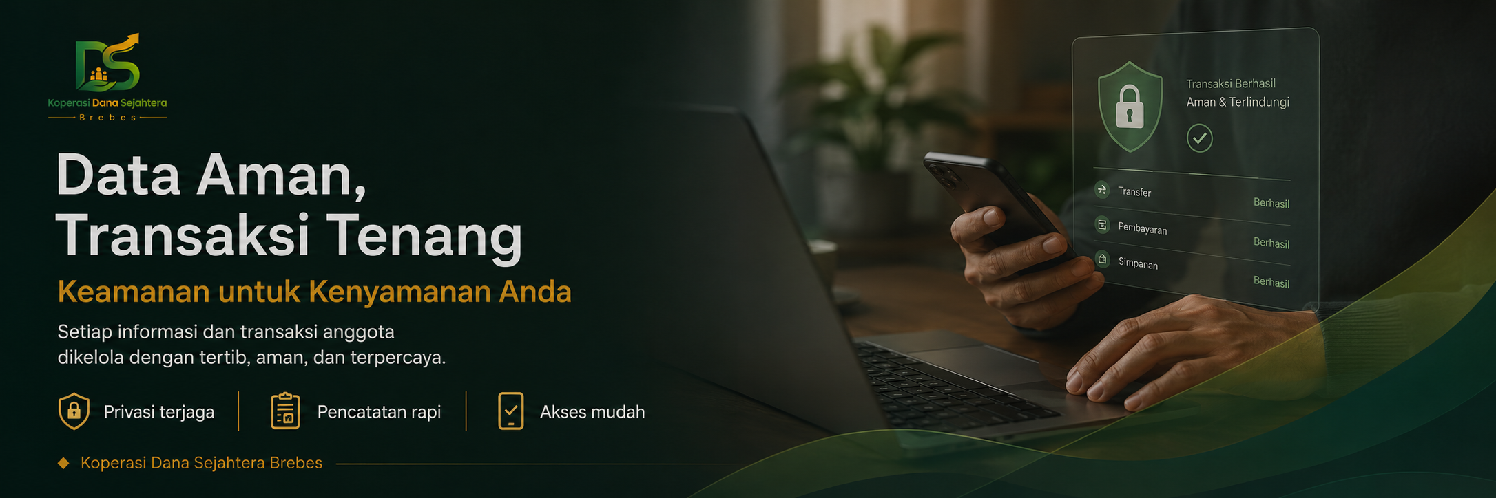 Banner solusi keuangan cerdas