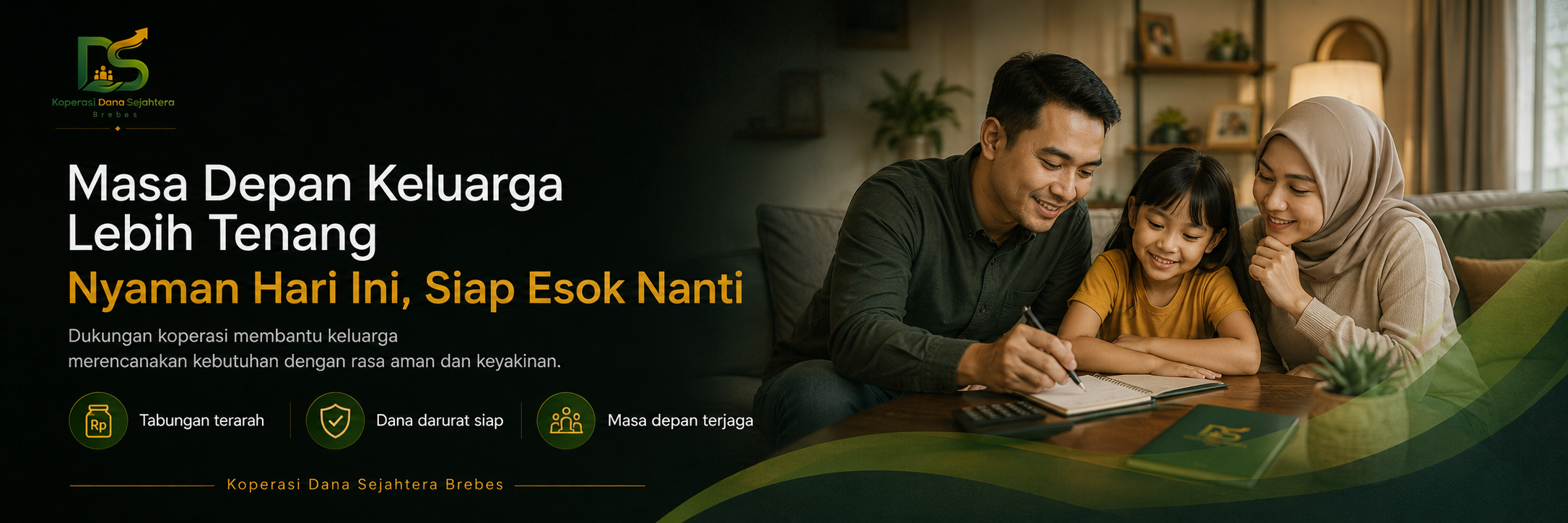 Banner meraih mimpi dengan tenang